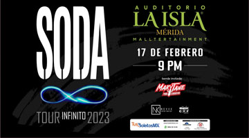 Soda Infinito “Homenaje a Música de Soda Stereo y Gustavo Cerati” en Mérida